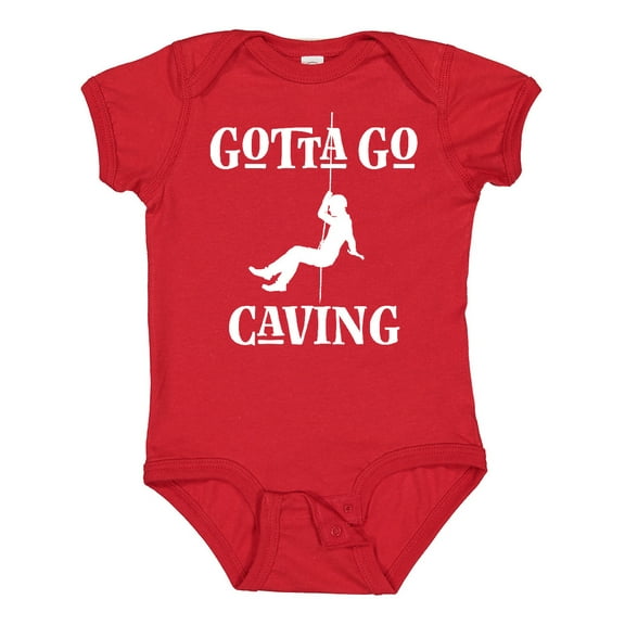 Inktastic Caving Underground Exploring Boys or Girls Baby Bodysuit