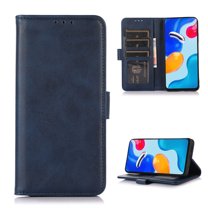 Case for Apple iPhone XS/X, PU Leather Folio Flip Wallet Case with Card Holster Stand Kickstand Magnetic Closure Shockproof Phone Cover for iPhone XS/X,Blue