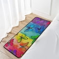 thumbnail image 6 of Rainbow Butterflies Kitchen Rug Door Mat Bath Rug Home Decor Floor Mat Non-Slip Carpet for Kitchen Living Bedroom 39 x 20 Inch, 6 of 6
