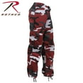 thumbnail image 3 of Rothco Womens Paratrooper Colored Camo Fatigues,Red Camo, 3 of 3