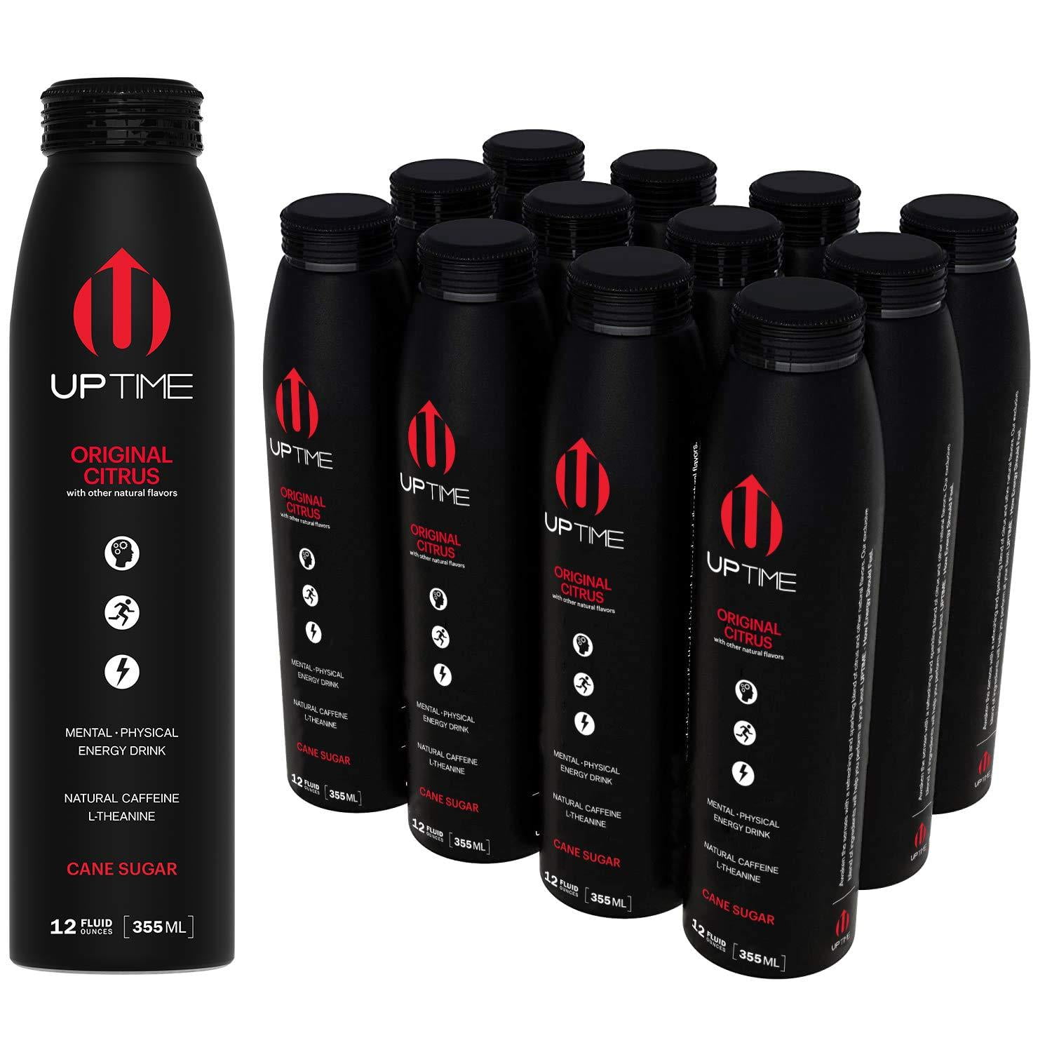UPTIME Energy Drink Original Citrus Cane Sugar 12 Pack