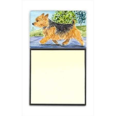 Post It Note Holder - Norwich Terrier Refiillable Sticky Note Holder or Postit Note Dispenser
