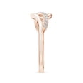 thumbnail image 4 of ANGARA Natural Diamond Swirl Bypass Ring in 14K Rose Gold for Women (Size-1.65mm | Color-H | Clarity-SI2) | April Birthstone, Birthday, Anniversary, Jewelry Gift for Women | Natural Diamond Ring, 4 of 10