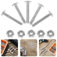 thumbnail image 4 of 6pcs Table Football Tabletop Game Table Hardware Accessories Foosball Table Replacement Parts Little Man Player Screws Nuts Table Football Screws Silver, 4 of 5