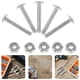 thumbnail image 2 of 6 piezas de futbolín de mesa, accesorios de hardware para mesa de juego, piezas de repuesto para mesa de futbolín, tornillos para jugador Little Man, tuercas, tornillos para fútbol de mesa, color pla, 2 of 4