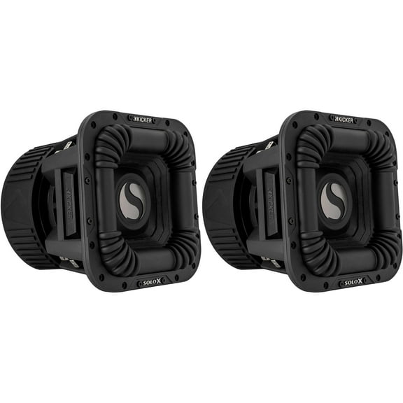 Kicker (2) 49L7X102 - SoloX L7X 10-Inch Competition Subwoofer, 2-Ohm
