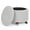 Light Gray, variant on MoNiBloom Storage Ottoman with Padded Seat, Modern Cotton-linen Footrest, Round Seat Stool, for Entryway Living Room, Light Gray