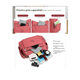thumbnail image 3 of Bolsa Impermeable Dama Bolsa Cruzada Mujer Casual Bolsas Xtellar negro, 3 of 3