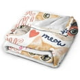 thumbnail image 3 of Cute Kittens -Fleece Blanket, 50"X40" in Throw Blanket for Bed Couch Sofa, Lightweight Breathable Decorative Bed Blanket, Fuzzy Soft Flannel Blankets for All Seasons, 3 of 6