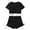 Black, variant on Women'S 2 Pieces Swimsuits Crisscross Bikini Top Tummy Control Side Tie Boyshorts Brown M