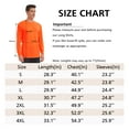 thumbnail image 6 of ProtectX High Visibility Shirts Safety for Men Women, Sun Protection Long Sleeve Work T Shirt Construction Shirts, Orange, Medium, 6 of 7