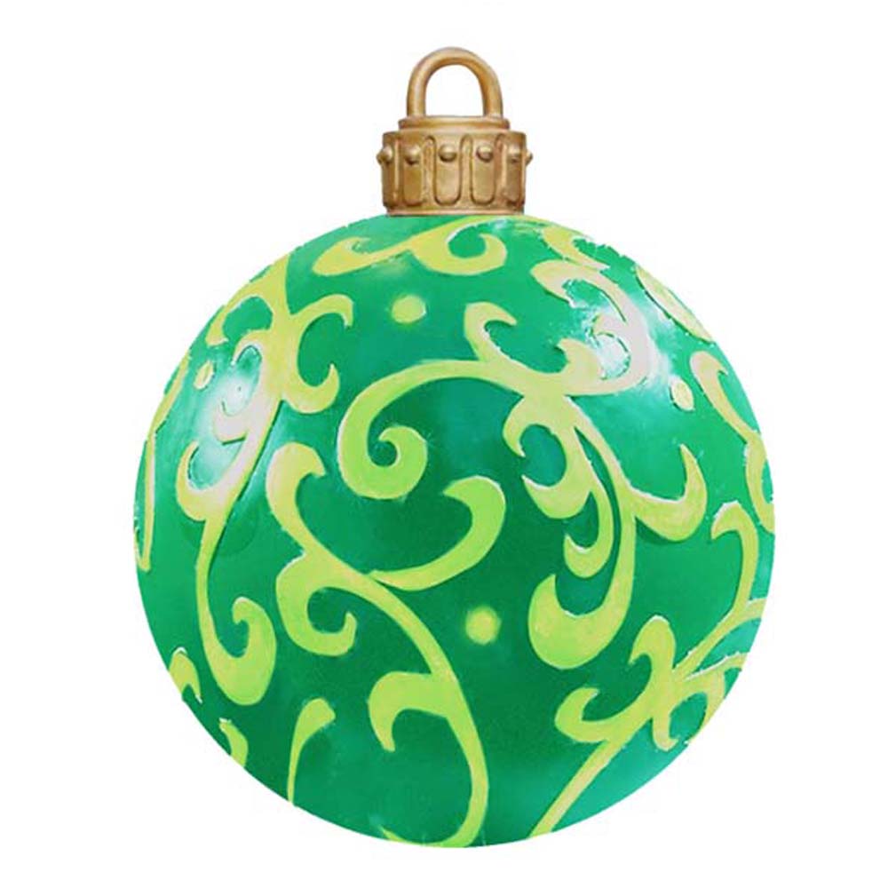Christmas Inflatables Decorated Ball Outdoor Decorations 23.6Inch