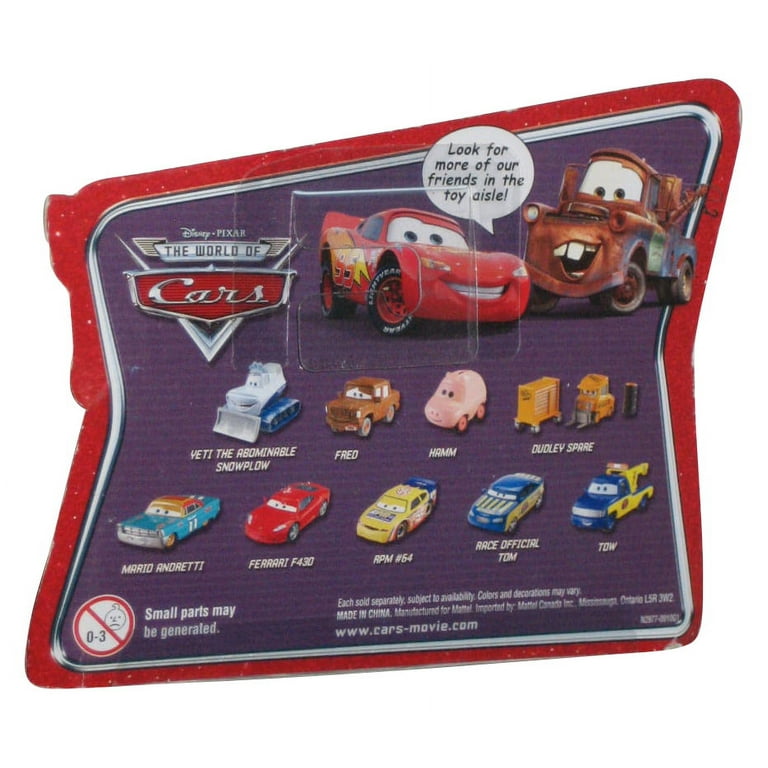 Disney Cars Red Lightning Ramone Checkout Lane Short Card Toy Car