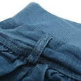 thumbnail image 3 of Richie House Girls' Denim Pants with Ruffles at Waist RH1563, 3 of 7