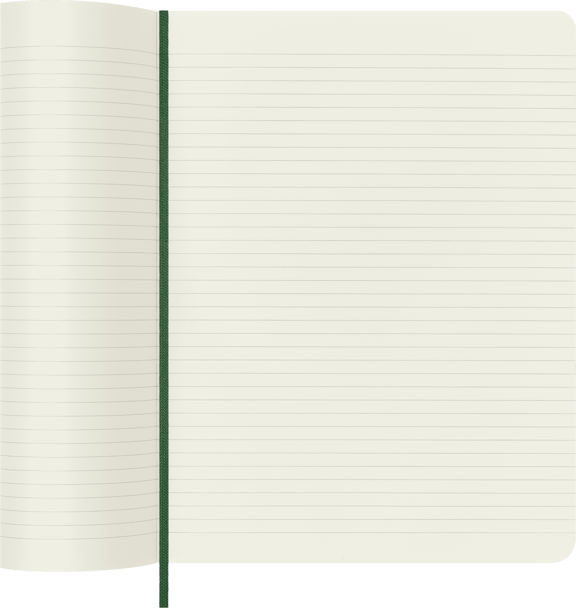 Moleskine Classic Notebook, Soft Cover, XL (7.5" x 9.75"), Ruled, Myrtle Green
