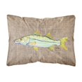 thumbnail image 1 of "Caroline's Treasures 8772PW1216 Fish - Almohada decorativa de tela de lona Snook, grande, multicolor" Caroline's Treasures 8772PW1216, 1 of 1