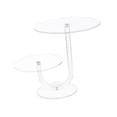 thumbnail image 3 of AMLESO 2 Tier Cake Stand Clear Dessert Display Stable Multi Use Sturdy Platter Serving Tray for Banquet Baby Shower Birthday Cooking, 3 of 8