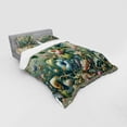 thumbnail image 2 of Ambesonne Jungle Floral Bedding Set 4 Pcs, Medieval Style Bloom, Calking, Green Multicolor, 2 of 2