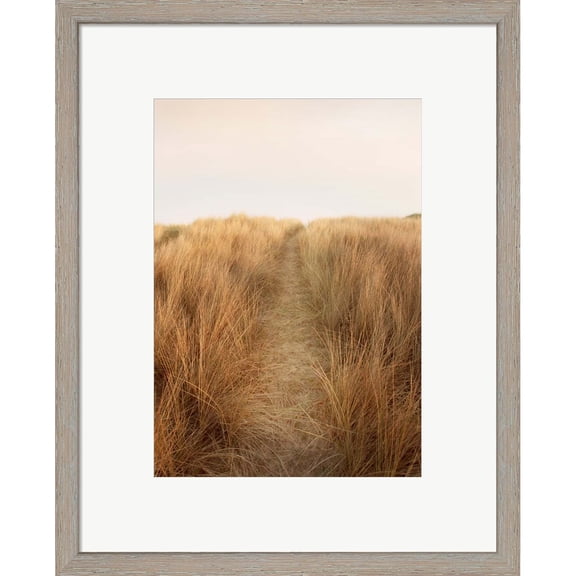 Great Art Now Dunes with Seagulls 6 by Ian Winstanley, Framed Wall Art, 14.5W x 18H