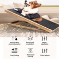 thumbnail image 4 of golytefs Wooden Folding Cat Dog Ramps Non-slip Ladder for Indoor High Bed Couch (Size L), 4 of 9