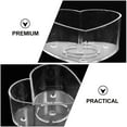 thumbnail image 4 of Yuanmiaoke 40Pcs Candle Wax Tins Jars Cases Heart-shape Plastic Containers for DIY Candle Making, 4 of 10