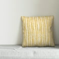 thumbnail image 2 of Creative Products Yellow and White Modern Herringbone 20x20 Spun Poly Pillow, 2 of 2