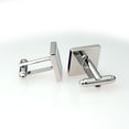 thumbnail image 3 of Hombres novios boda traje de negocios camisa gemelos cuadrados gemelos joyería Zulema Gemelos de hombre, 3 of 3