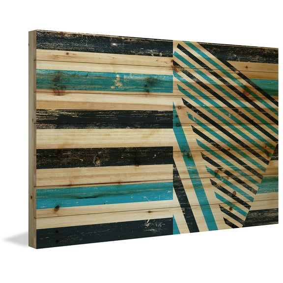 Marmont Hill - "Breaking Out" Painting Art Print on Natural Pine Wood