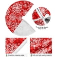 thumbnail image 2 of FMSHPON Christmas Snowflake Xmas Christmas Tree Skirt Stand Mat for Holiday Party Decoration Indoor Outdoor 36 inches, 2 of 6