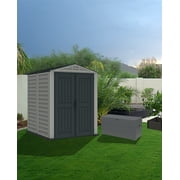 Duramax 5x5 YardMate Plus Plastic Vinyl Storage Shed w/ Molded Floor