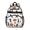 Basketball and Wow, variant on Basketball and Jersey Gray Pattern Backpack for School, Cute School Bag with Adjustable Shoulder Straps and Padded Back, 15.25"x11.5"x5.25"