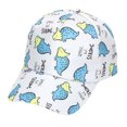 thumbnail image 3 of Staki Toddler Baseball Hat Embroidered Toddler Boy Baseball Cap Boys Toddler Hats, Baseball Hats for Boy and Girl(White,2-6 Years), 3 of 7