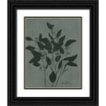 thumbnail image 1 of Talent, Kelley 20x24 Black Ornate Wood Framed with Double Matting Museum Art Print Titled - Sage Garden Silhouette, 1 of 4