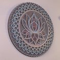 thumbnail image 2 of Metal Wall Art Mandala Interior Living Room Decoration Metal Crafts, 2 of 5