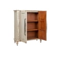 thumbnail image 3 of Bijou Hall 54" Tall 2-Door Storage Cabinet, Distressed White, 3 of 10