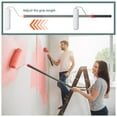 thumbnail image 3 of LCOKEIY Paint Roller with Brush, 8ft Adjustable Paint Roller Extension Poles for House Walls Ceiling, 3 of 7