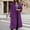 Purple, variant on Simua Womens Notched Lapel Collar Double Breasted Coat Winter Wool Blend Over Coats Long Jackets