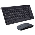 thumbnail image 3 of 2.4G Wireless Keyboard Mouse Mini Multimedia Keypad Combo Set for Laptop Desktop PC TV Office Supplies,Black, 3 of 8
