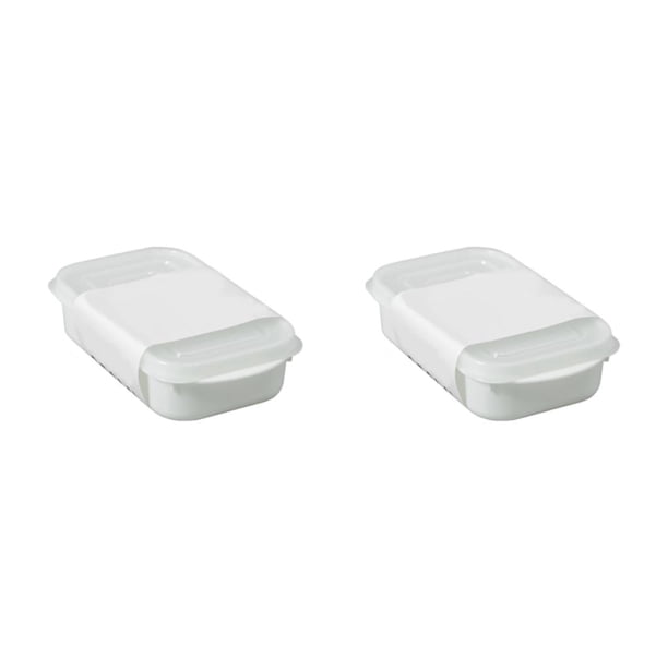 Injueey Caja de plástico sellada multifuncional para varios granos Caja de conservación de granos varios tamaño pequeño 350ML talla pequeña 350ML 2Conjunto