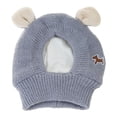 thumbnail image 3 of Cartoon Bear Ear Knit Hat for Dogs Lovely Small Dog Costume Hat for Halloween Birthday Party Dogs Hat Cat Cosplay Props, 3 of 13