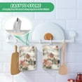 thumbnail image 4 of Yayeee Pot Holders Kitchen Heat Resistant with Pocket 7"x9.8" Cotton Oven Cooking Hot Pads, Red Mountain Pattern, 4 of 7