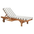 thumbnail image 5 of Newport Outdoor Modern Chaise Lounge Chair with Cushion, 5 of 12
