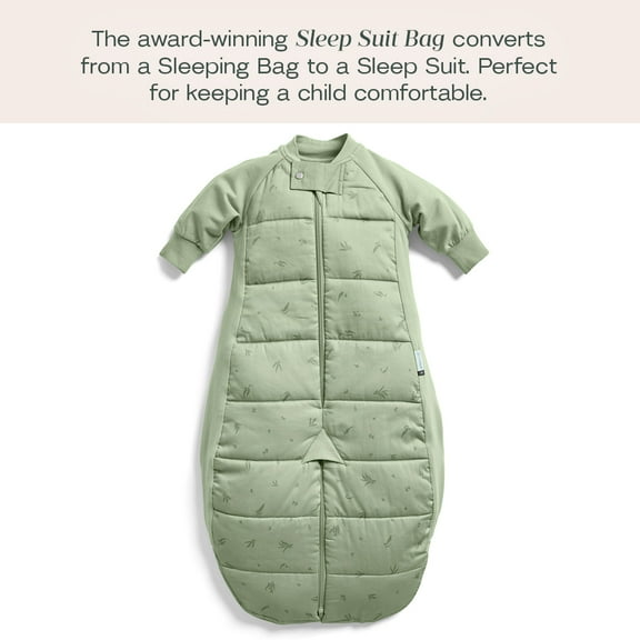 ergoPouch 2.5 TOG Baby Sleep Sack – 100% Organic Cotton Baby Sleep Suit Bag for Cozy Baby’s Night – Our Sleeping Bag for Kids converts to Sleep Suit with Legs, Baby Blanket (Willow, 2-4 years)