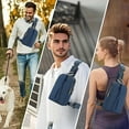 thumbnail image 6 of QTOCIO Outdoor Messenger Bag Men's And Women's Chest Bag Polyester Material Waterproof Sports And Leisure Adjustable Shoulder Bag Running Bag, 6 of 6