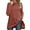 #1 Brick Red, variant on SHIBEVER Sweaters for Women Long Sleeve Pullover Casual Fall Tunic Tops Turtleneck Lightweight Soft Sweaters Side Split Loose Winter Clothes