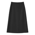thumbnail image 4 of Gfyviroh Women's Midi Skirt No-Roll Waistband Casual High Waist Skirts Elegant A-Line Office Skirt for Women, 4 of 6