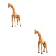 thumbnail image 1 of Bewildely Juguetes de peluche de jirafa de la vida Real, muñecos de animales de peluche, animales domésticos suaves, muñecos para niños, Jirafa 45 cm 0.28 kg 2piezas, 1 of 6