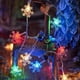 thumbnail image 3 of Fiudx Guirnalda de Luces con Forma de Copo de Nieve, 40 Luces Led, Diseño de Pvc Impermeable, Modos Intermitente y Fijo, para Uso En Interiores y Exteriores, Decoración Romántica de Invierno, Regalo, 3 of 7