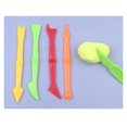 thumbnail image 3 of Ensemble de 26 Pcs d'Outils de Pâte à Modeler Accessoires Divers Moules en Plastique Rouleaux Coupeurs, 3 of 7