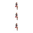 thumbnail image 1 of Transemion Hand Painted 1/64 Bench People Model Movie Props Miniature Layout Decor Beautifully Crafted Dioramas Micro Girl 3Set, 1 of 6